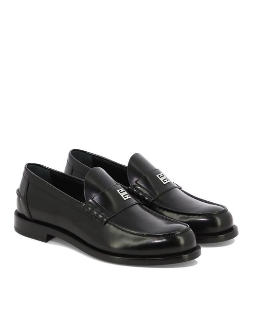 Givenchy Black "Mr G" Loafers for men
