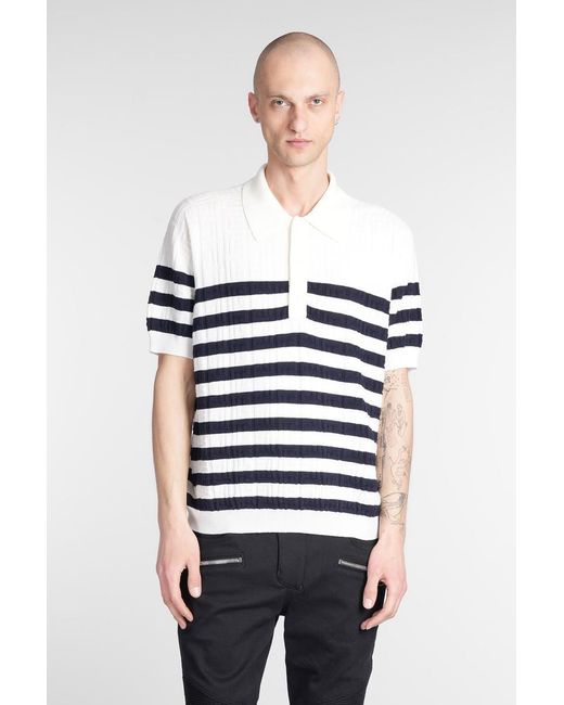 Balmain White Polo for men