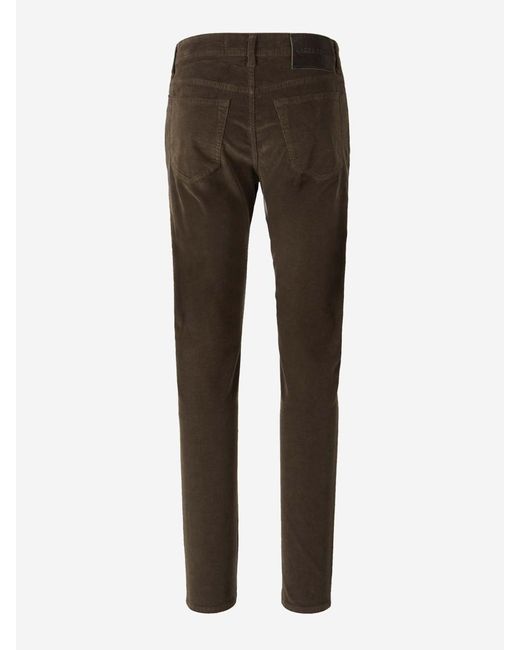 Jacob Cohen Gray Slim Bard Corduroy Jeans for men
