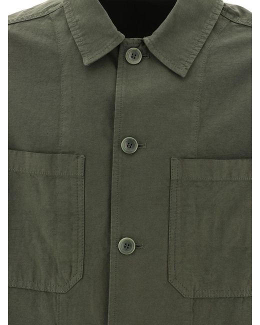 Norse Projects Green "Tyge" Overshirt for men