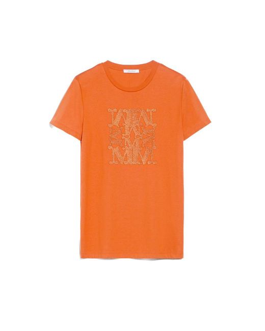 Max Mara Orange T-shirts And Polos