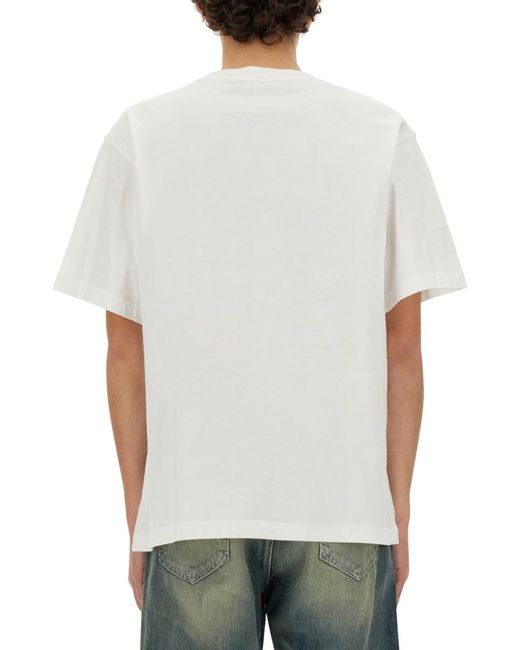 KENZO Gray Oversize Fit T-Shirt for men