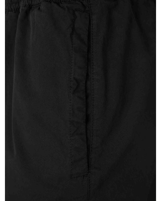 Stone Island Black Cotton Cargo Pants for men