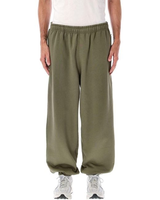 Nike Green Solo Swoosh Fleece Pants for men