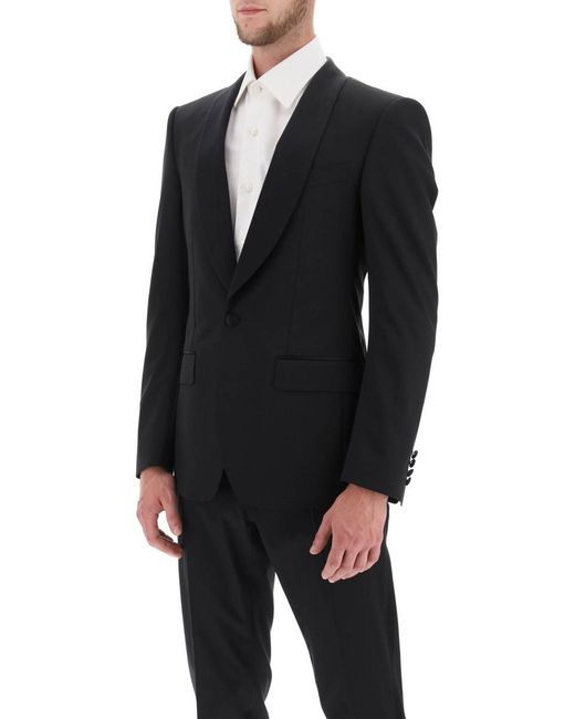 Dolce & Gabbana Black 'sicilia' Tuxedo Jacket for men