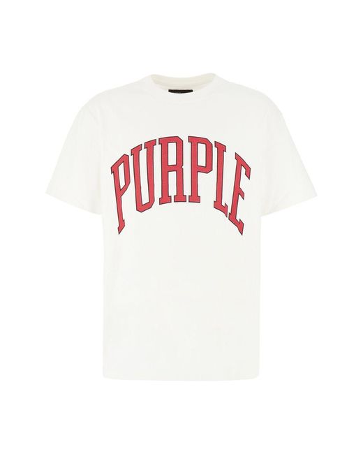 Purple Brand White T-Shirt for men