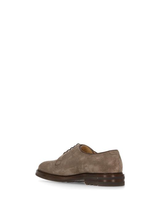 Brunello Cucinelli Brown Flat Shoes for men