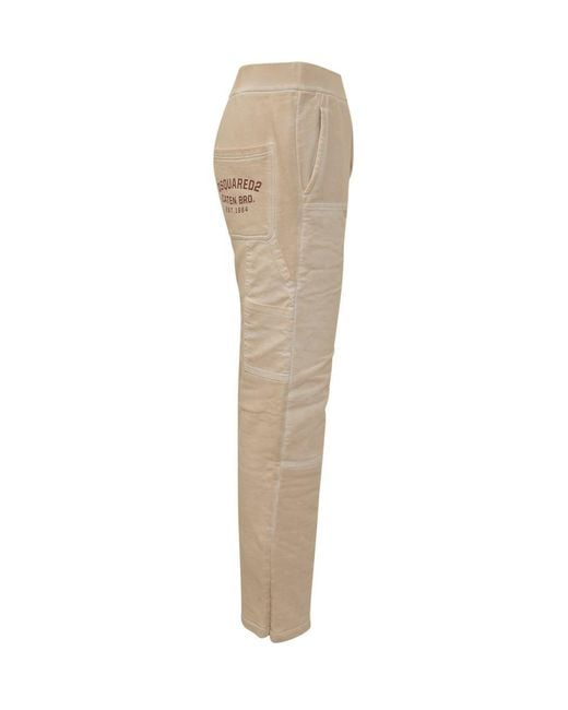 DSquared² Natural Beige Cargo Pants for men