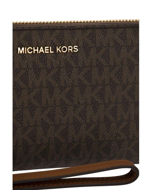 Michael Kors Gray Wallet With Logo