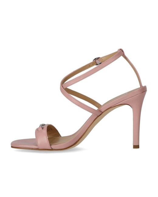 Michael Kors Pink Lena Heeled Sandal