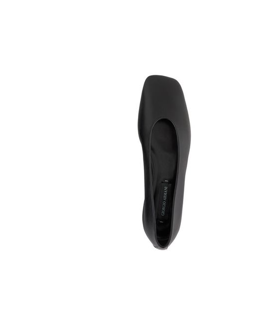 Giorgio Armani X 10 Corso Como Black Flat Shoes