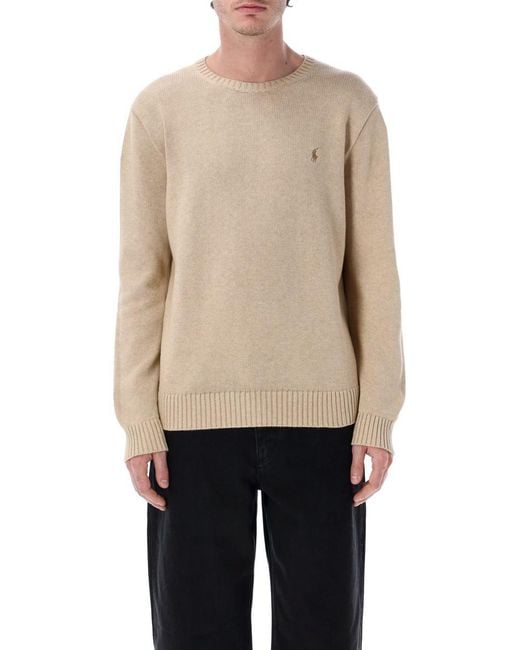 Polo Ralph Lauren Natural Crewneck Sweater for men