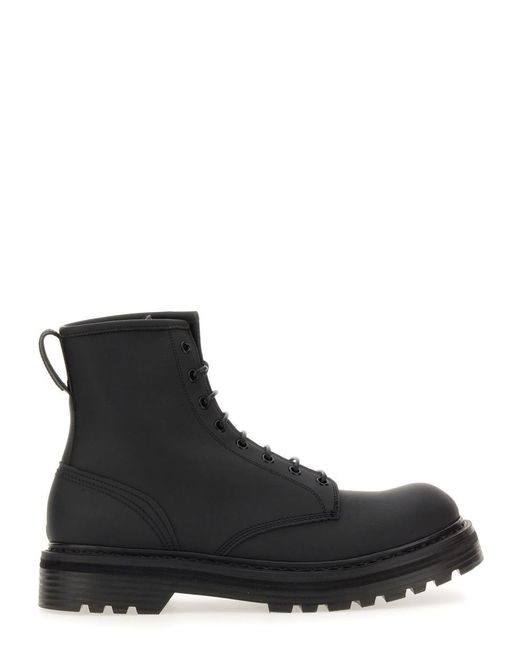 Premiata Black Leather Boot for men