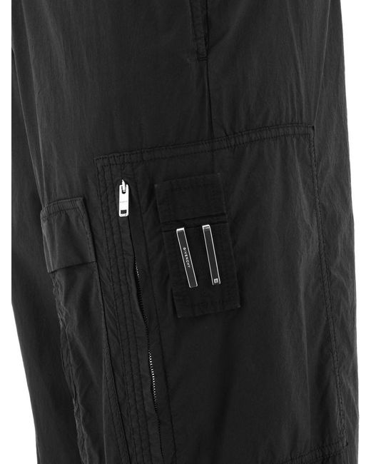 Givenchy Black Poplin Trousers With Multi Zipped Pockets for men