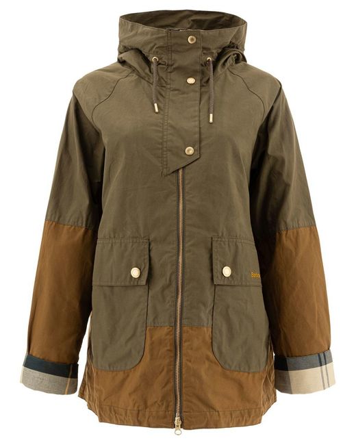 Barbour Green Cotton Jacket For