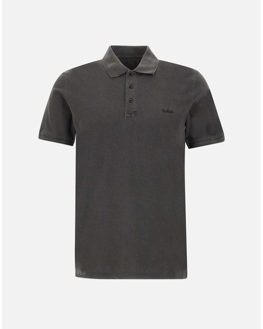 Woolrich Black T-Shirts And Polos for men