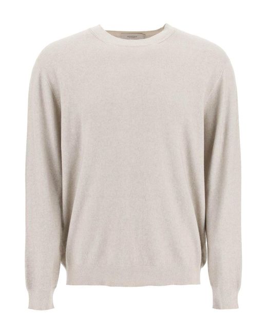 Agnona Natural Cotton And Cashmere Sweater for men