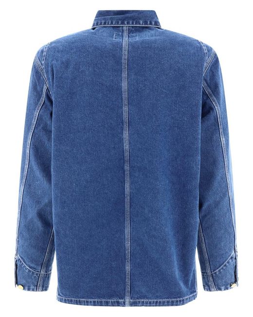Carhartt Blue "Chore" Denim Jacket for men