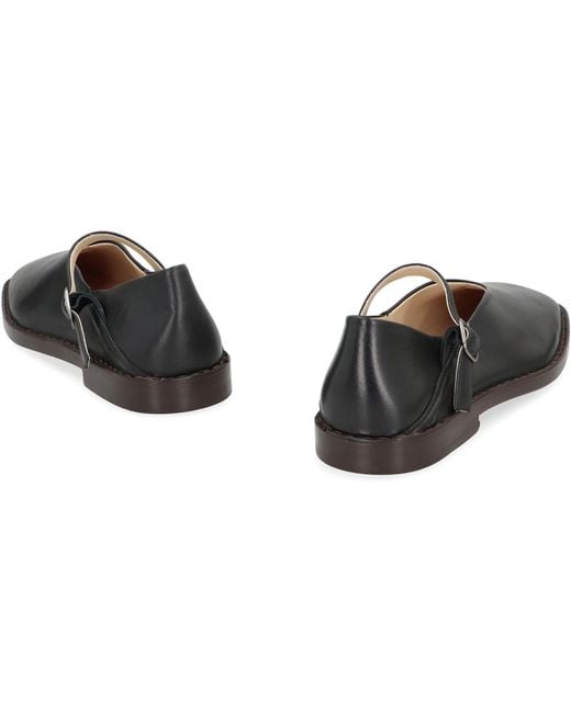 Lemaire Black Ballet Flats