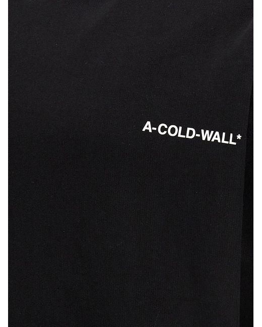 A_COLD_WALL* Blue Essential Small Logo Sweatshirt Black for men