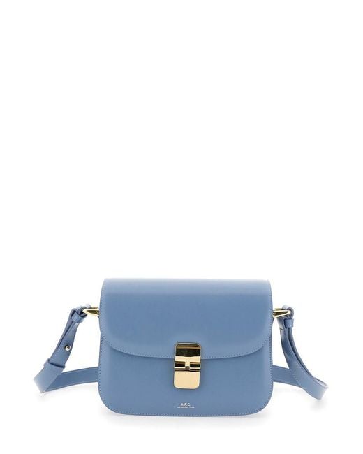 A.P.C. Blue Small "Grace" Bag