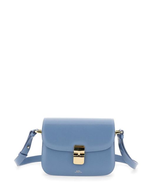 A.P.C. Blue Small "Grace" Bag