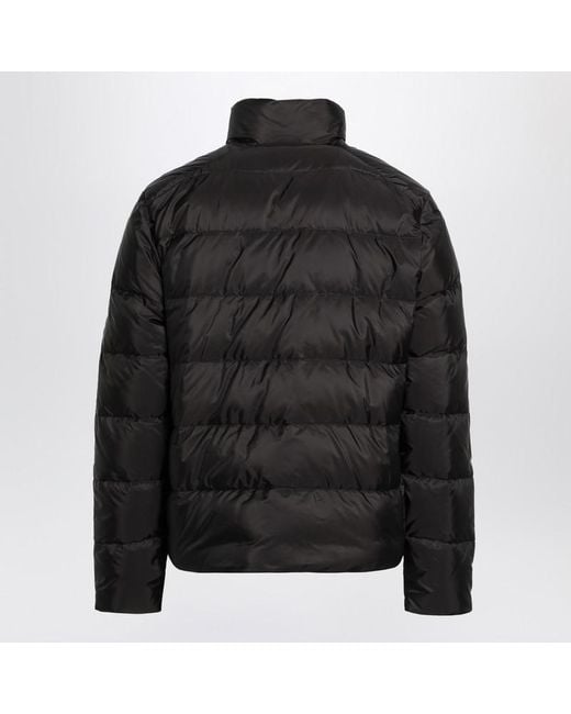 Prada Black Zip-Up Jacket Re-Nylon for men