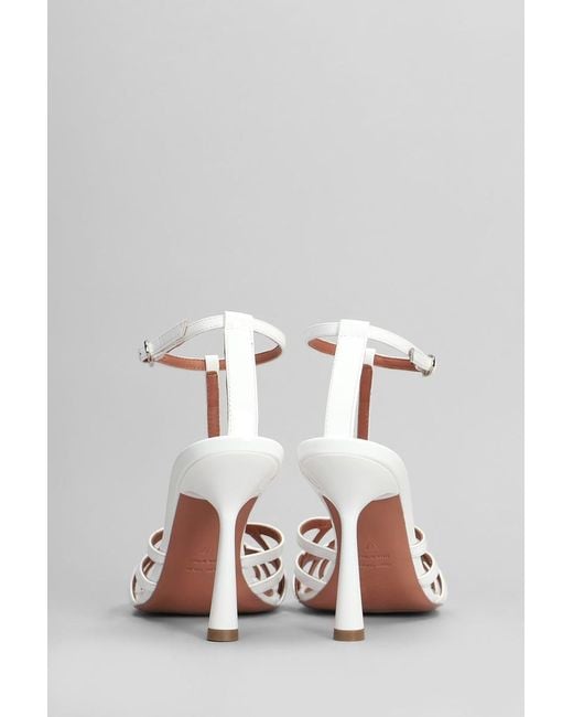 Aldo Castagna White Lidia Sandals