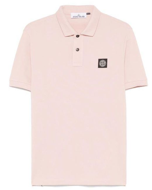 Stone Island Pink T-shirts And Polos for men