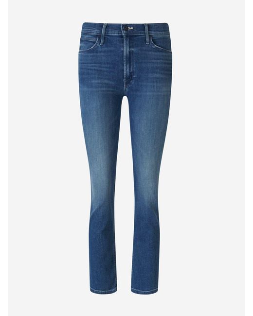 Mother Blue Skinny Fit Jeans