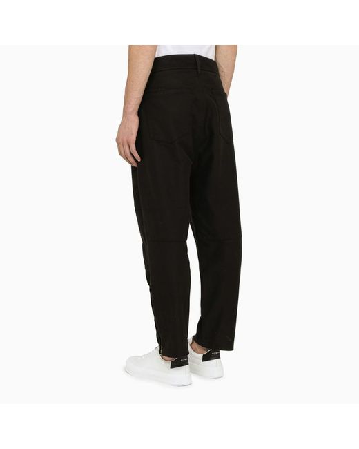 Stone Island Shadow Project Black Baggy Trousers for men