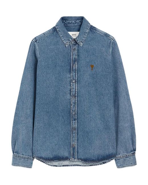 AMI Blue Shirt Adc for men