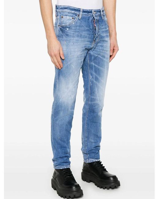 DSquared² Blue Trousers for men