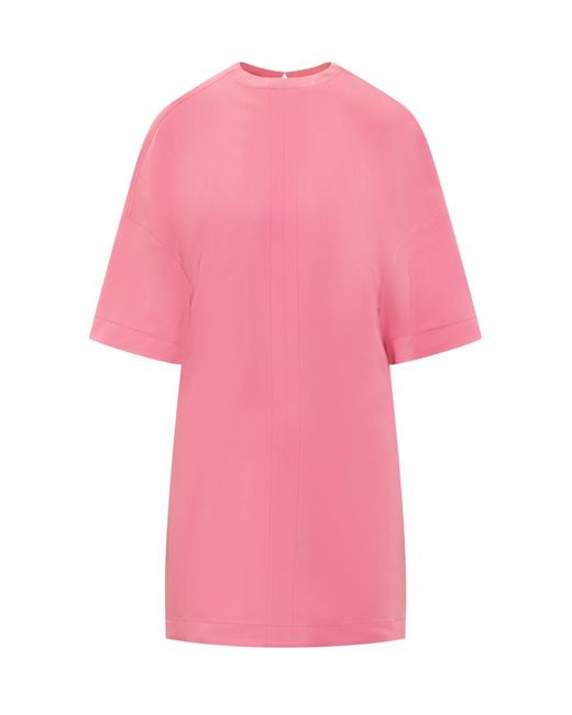 Stella McCartney Pink Cape Dress