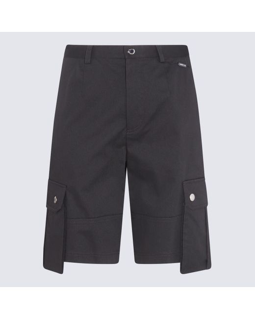 Dolce & Gabbana Gray Cotton Bermuda Shorts for men