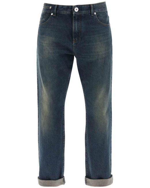 Balmain Blue Vintage Jeans for men