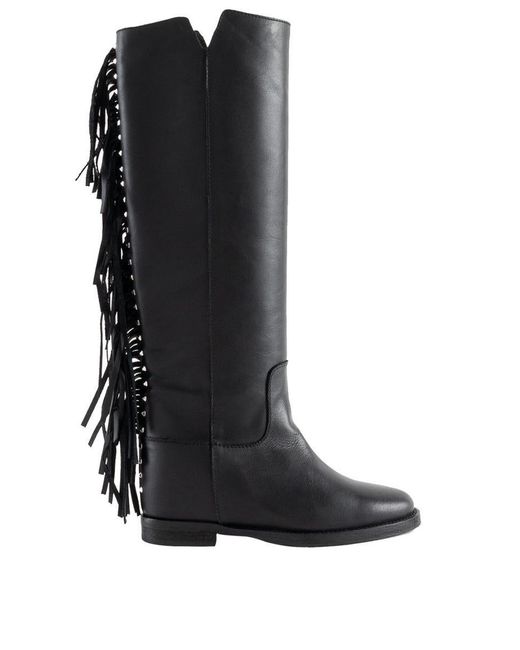 Via Roma 15 Boots in Black | Lyst