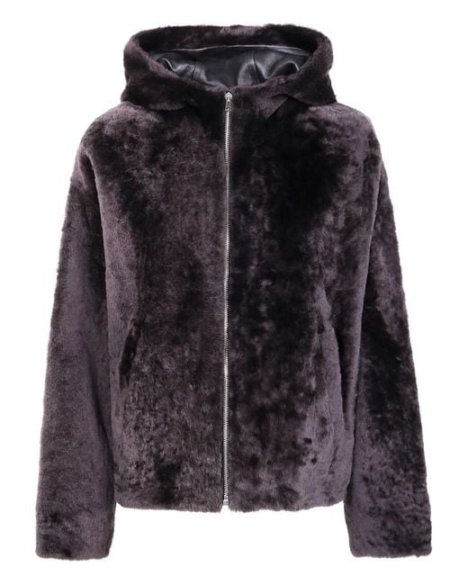 Yves Salomon Black "Veste 61Cm" Jacket