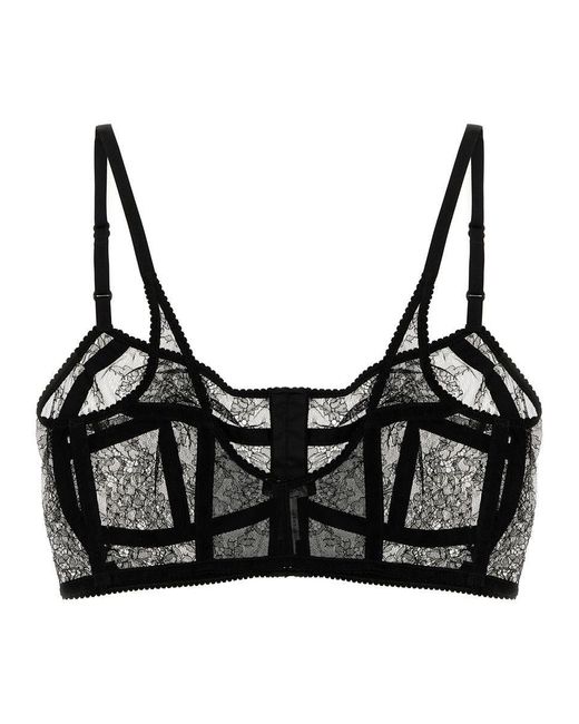 Dolce & Gabbana Lace Bra Underwear, Body in Black