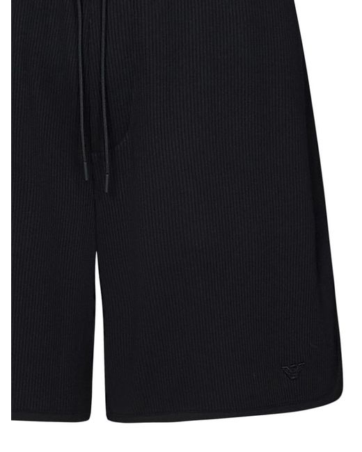 Emporio Armani Black Shorts for men