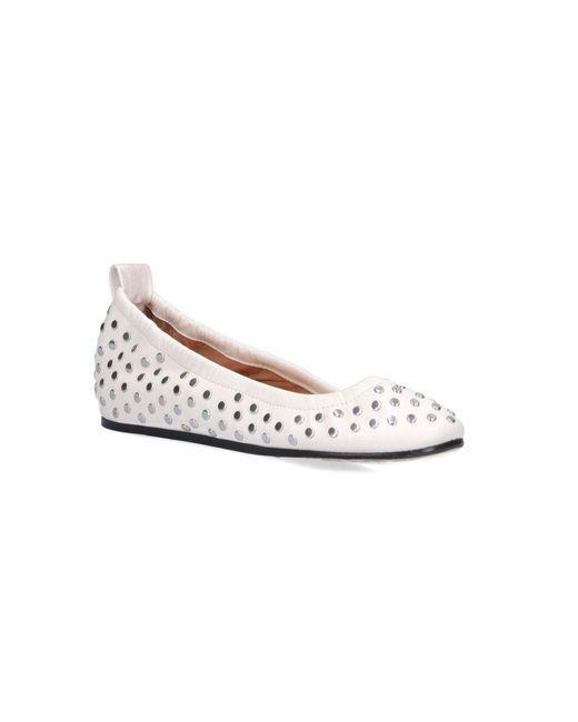 Isabel Marant White Flat Shoes