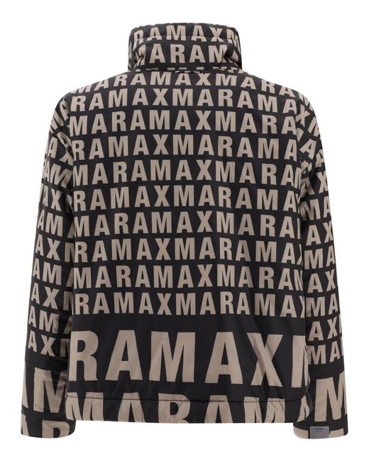 Max Mara The Cube Black "Bilogo" Reversible Jacket