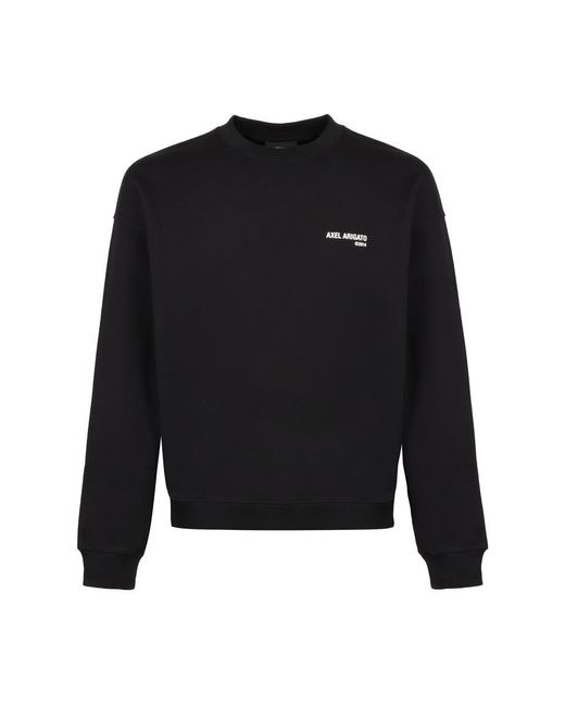 Axel Arigato Black Logo Detail Cotton Sweatshirt for men
