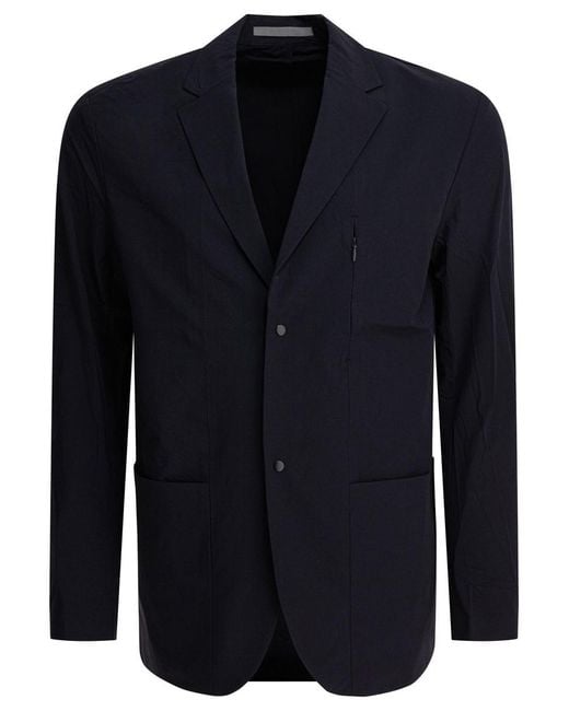 Norse Projects Blue "Emil Travel Light" Blazer Jacket for men