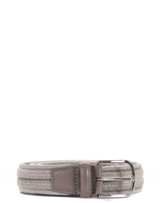 Orciani Gray Belts Dove for men