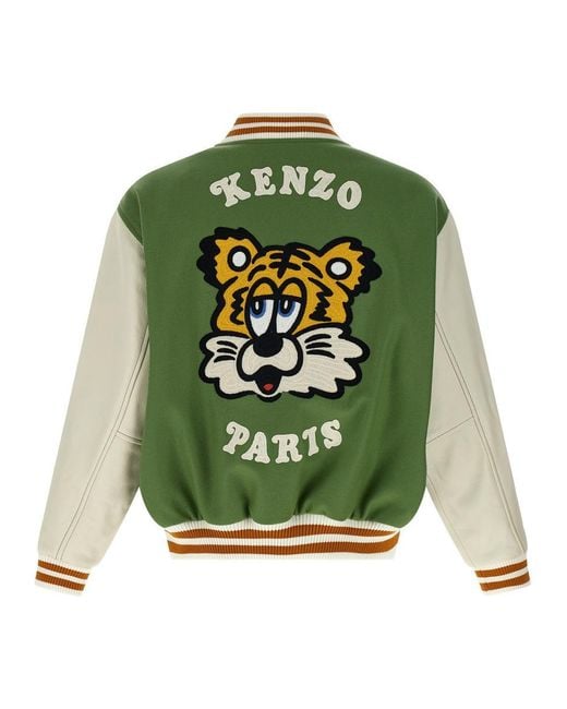 KENZO Green 'Varsity By Verdy' Jacket for men