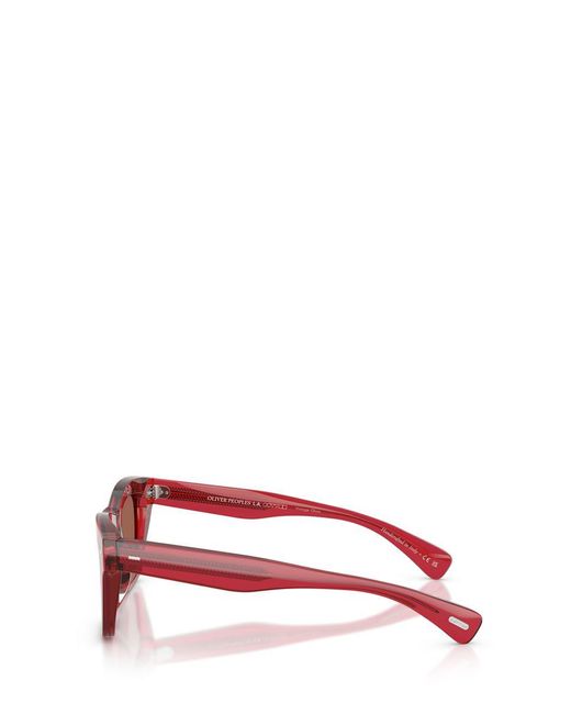 Oliver Peoples Red Sunglasses