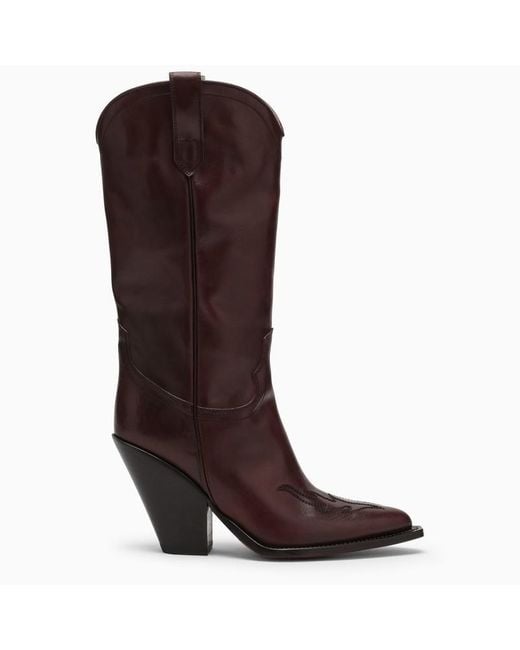 Sonora Boots Chocolate Coloured Santa Fe Boots in Brown Lyst
