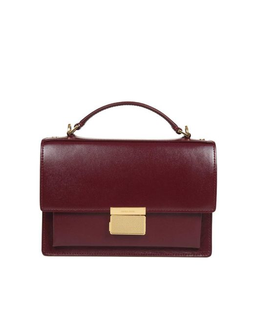 Golden Goose Deluxe Brand Purple Leather Handbag