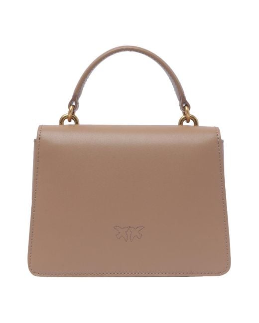 PINKO Brown Goatskin Handbag main image 0